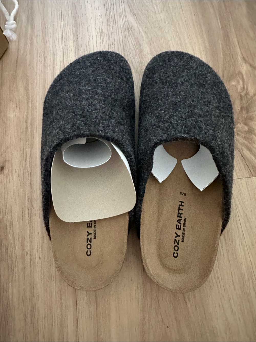 Cozy Earth Dark Gray (Graphite) Slippers - unisex
